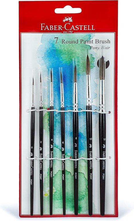 Faber-Castell Paint Brush X7 Poni Hair Round 115701