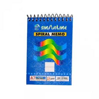 Sinarline Spiral Memo Book A7SP03053