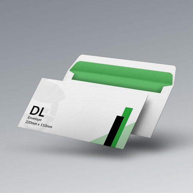 DL ENVELOPE WITH PRINT