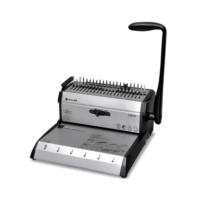 Atlas Comb & Wire Binding Machine AS-BM-CW3B