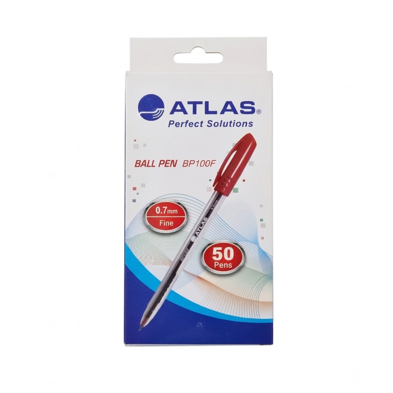 Atlas Ball Pen Red BP100F