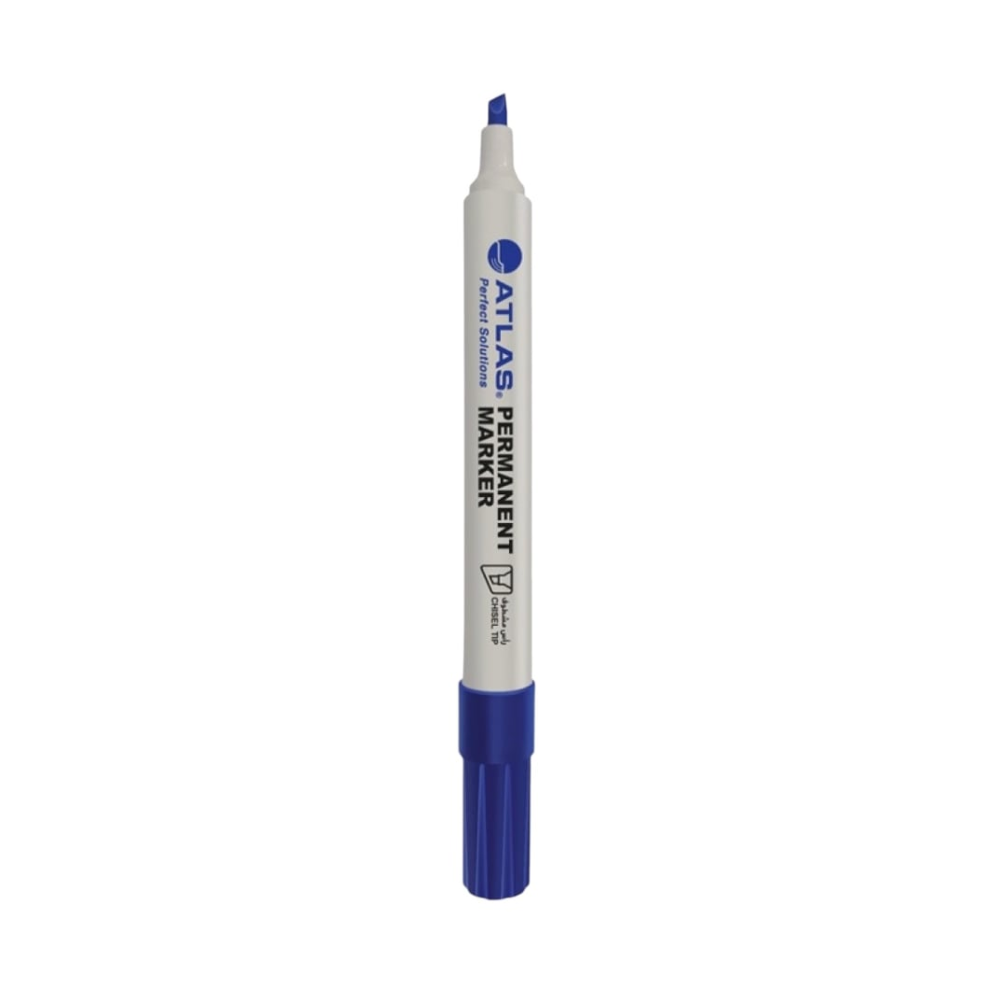 Atlas Permanent Marker Blue MP200 Chisel