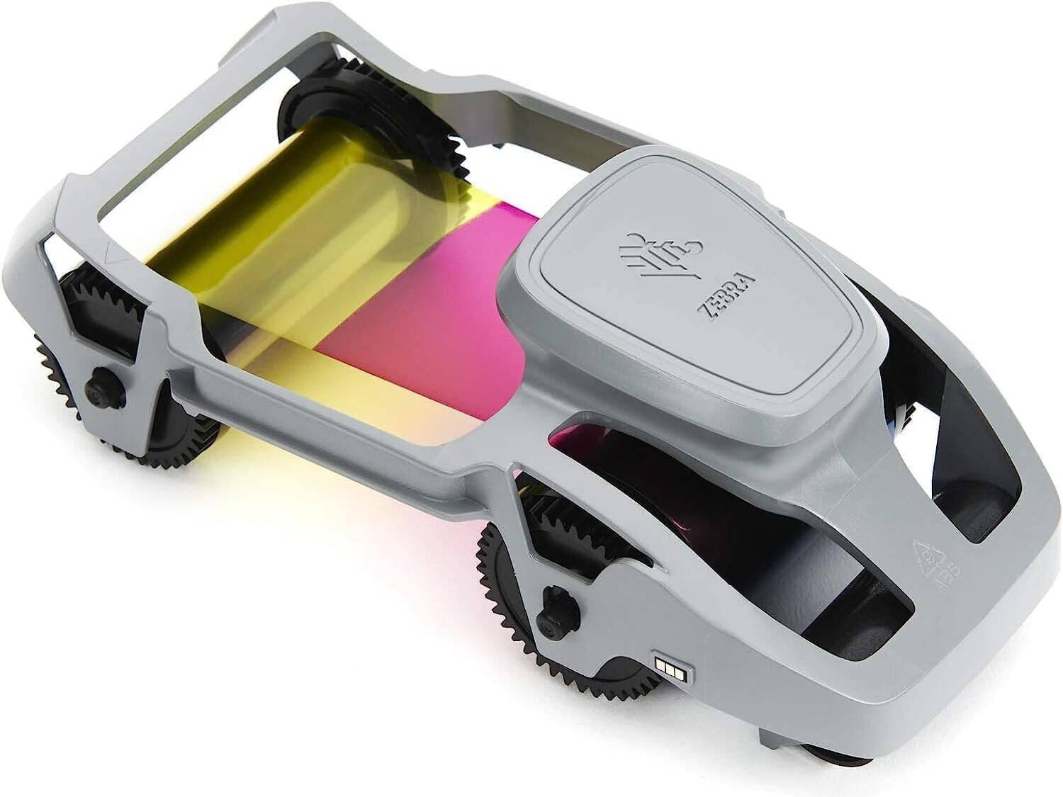 Zebra 800300-250EM Printer Ribbon, Full-Color Printing, 200 Prints