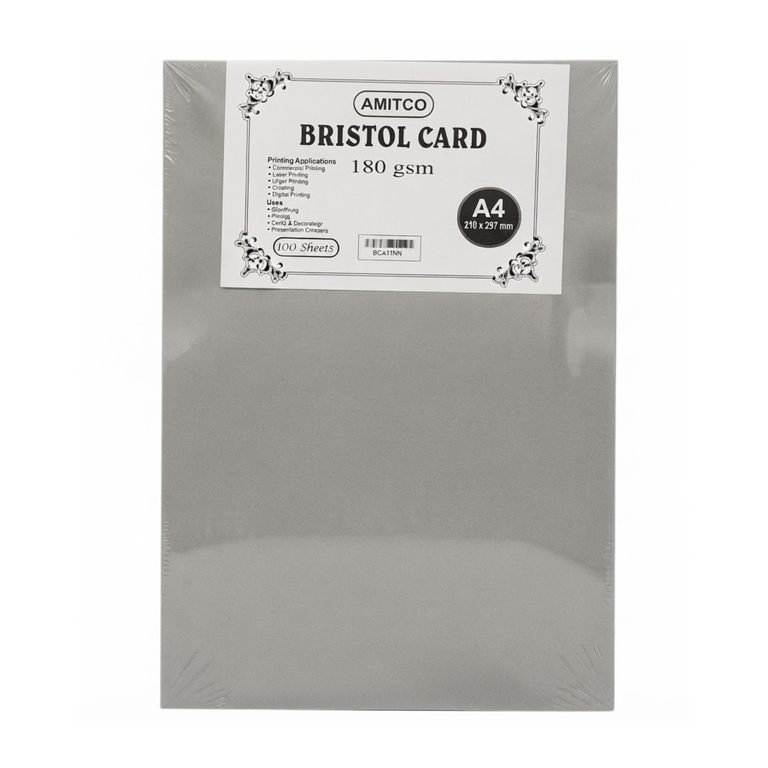 Bristol Card A4 Gray Color 1X100