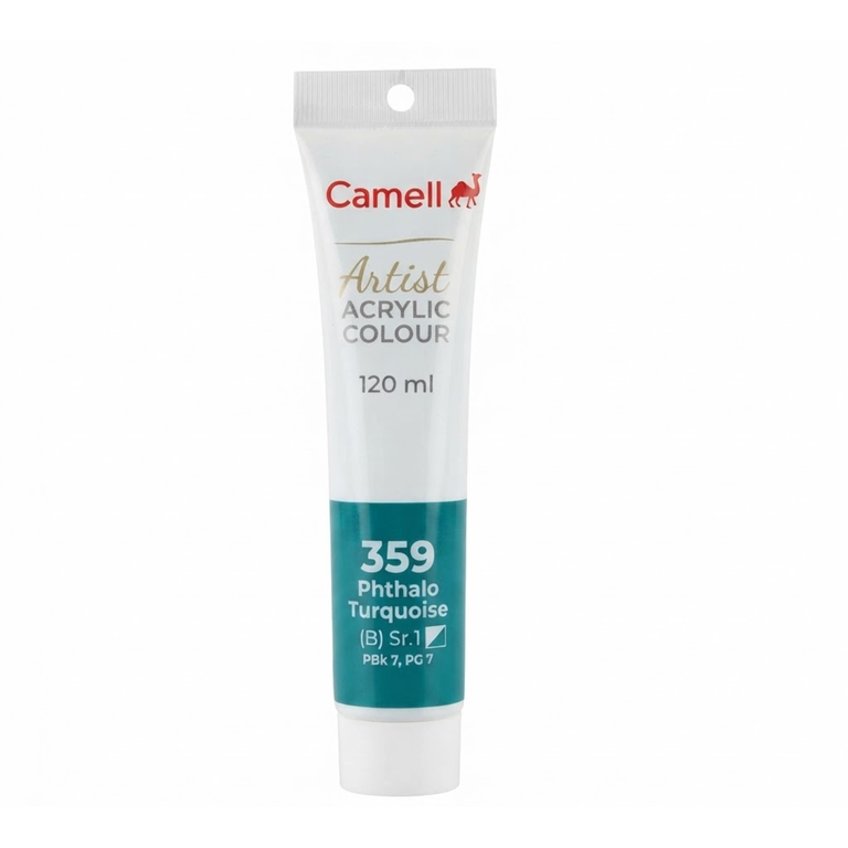 Camel Artists Acrylic Colors 0825359 Phthalo Turquoise 120ML