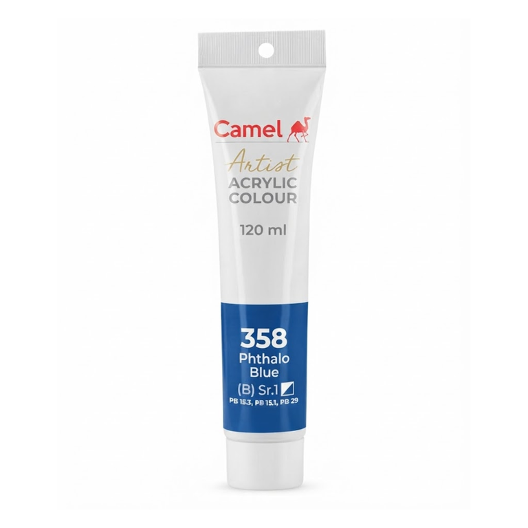 Camel Artists Acrylic Colors 0825358 Phthalo Blue 120ML