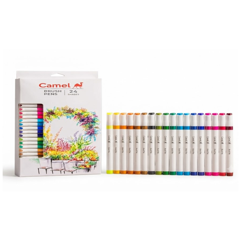 Camel Brush Pens 27SH (24SHADES +3SHADES