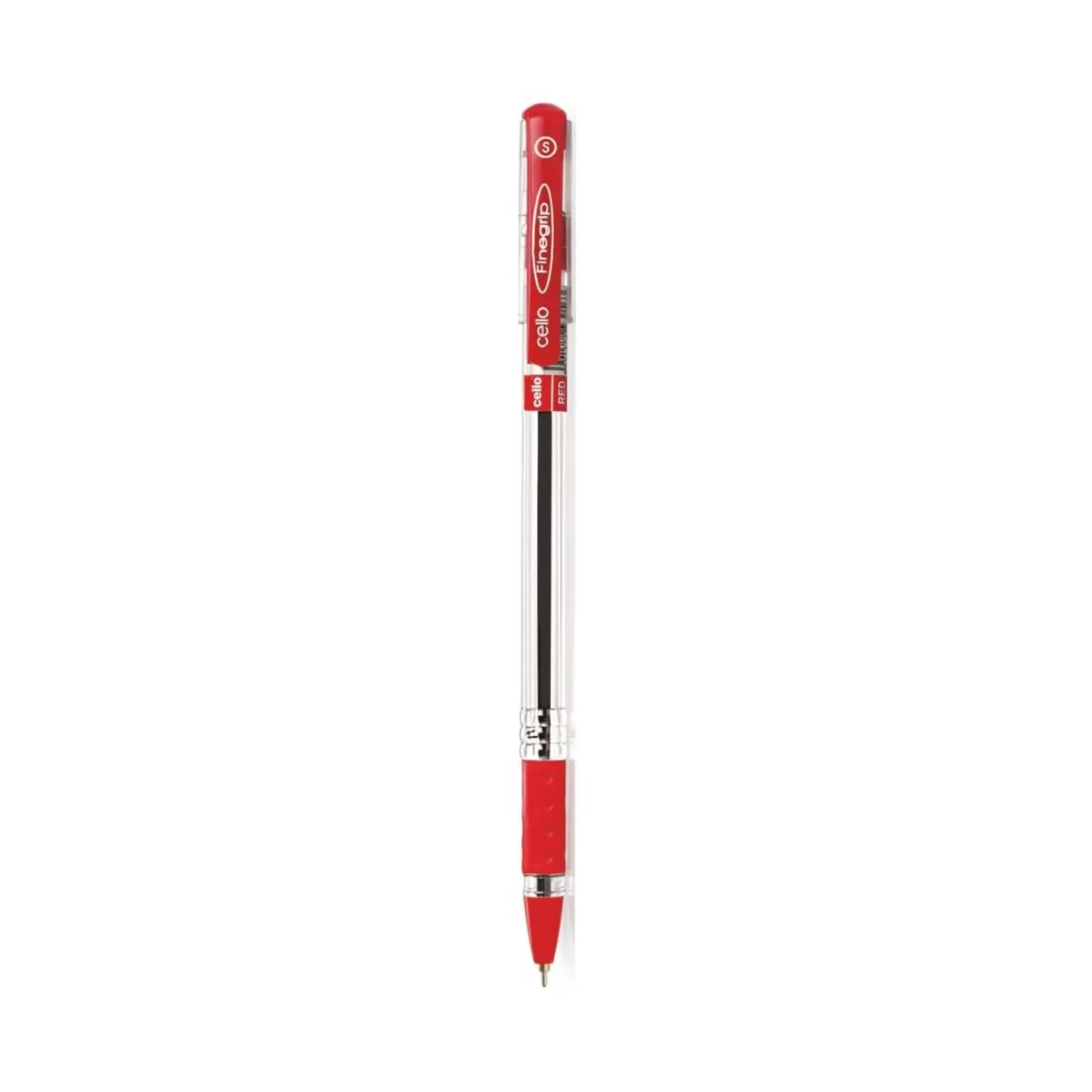 Cello Fine Grip Ball Pen Red