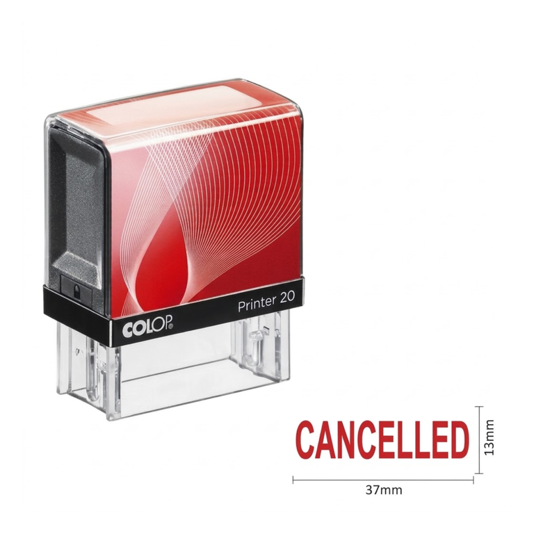Colop Stamp Cancelled