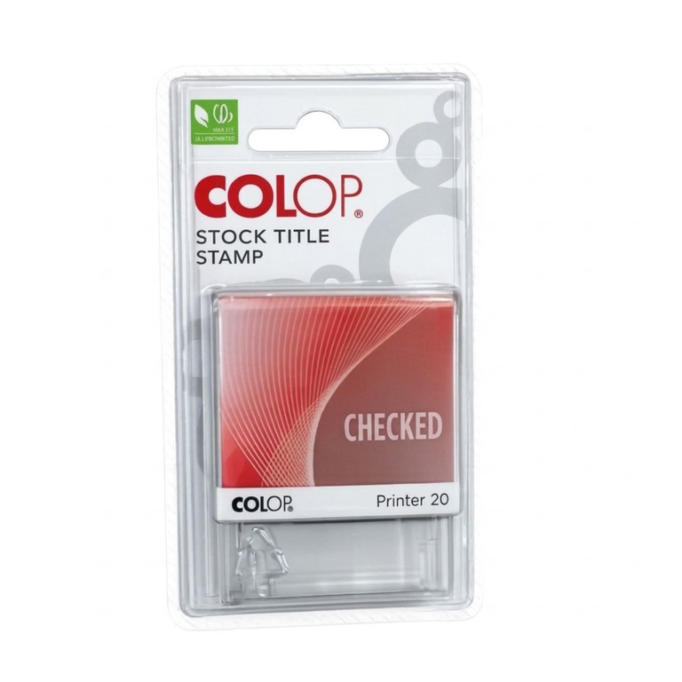 Colop Ready Made Stamp Checked