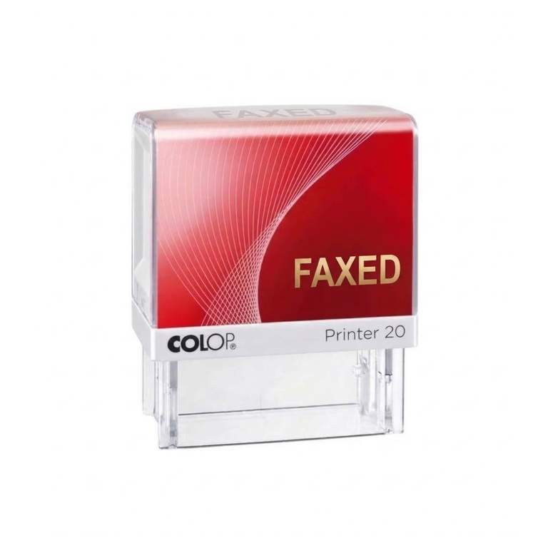 Colop Stamp Faxed