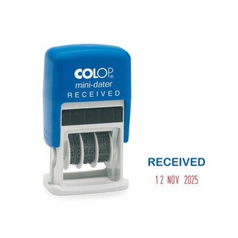 Colop Received With Mini Dater 4MM CO105098