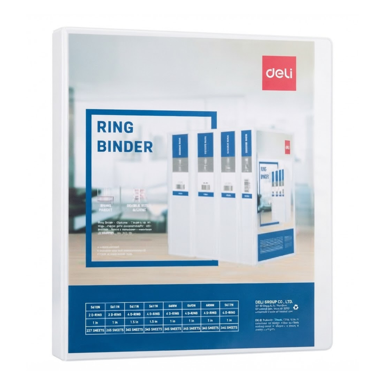 Deli 2D Ring Binder 65MM