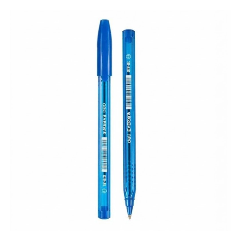 Deli Ball Point Pen Mini Tip 0.7MM Blue DL-WEQ9-BL
