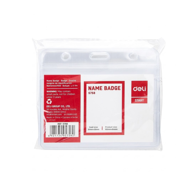Deli Name Card Holder DL-W5758 (91X56MM)