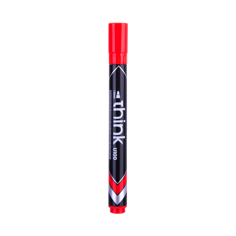 Deli Permanent Marker U10040 Red
