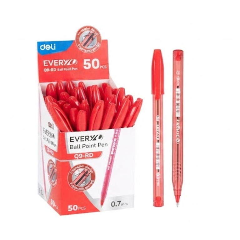 Deli Sign Pen 0.7MM Red