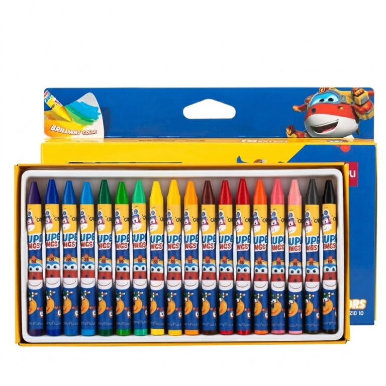 Deli Wax Crayon 18 Colors DL-WEC21010