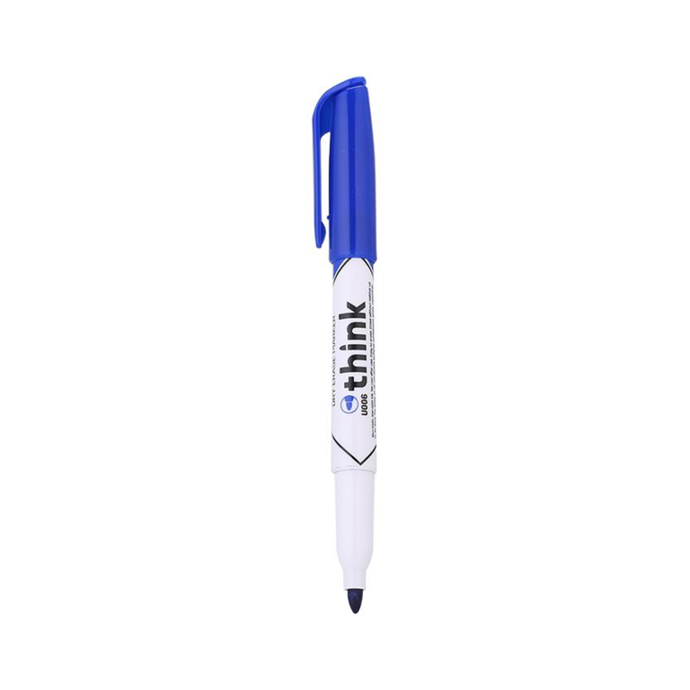 Deli White Board Marker Slim Blue U00630