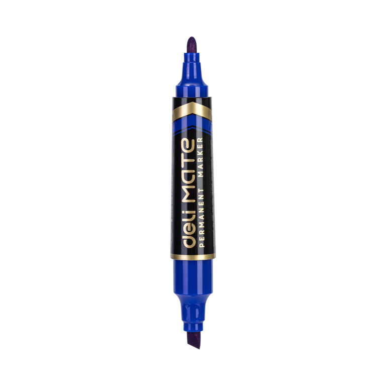 Deli Permanent Marker 10PCS Chisel Bullet DL-WS555-BE