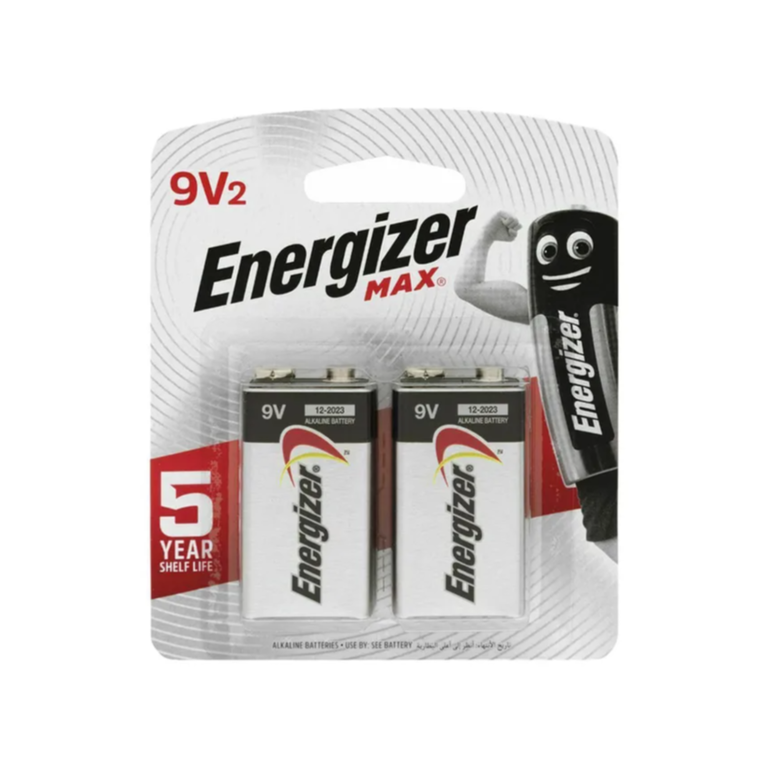 Energizer Battery 9V 1X2 9VBP2