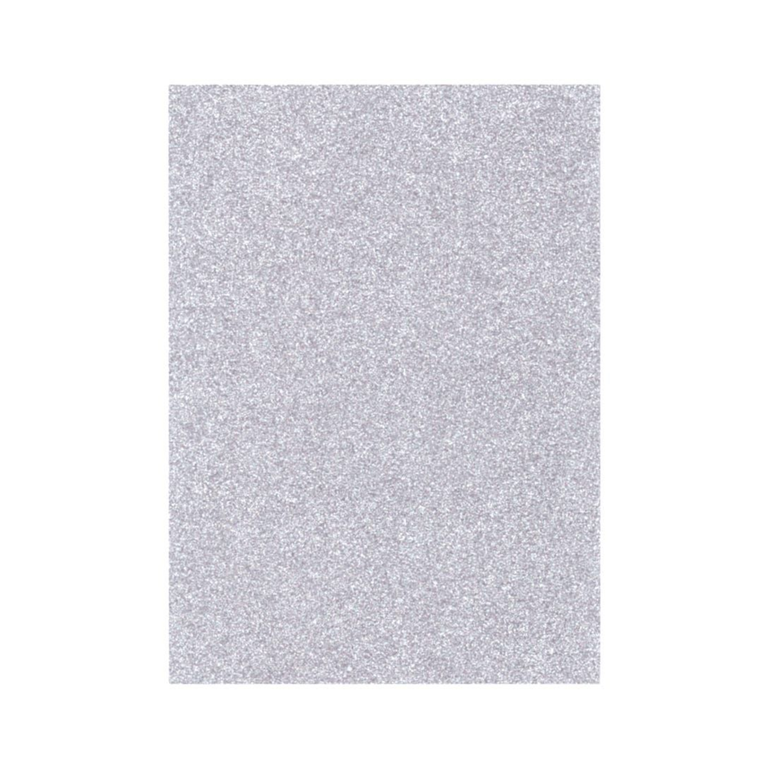 Eva Glitter Foam Sheet 50X70 White