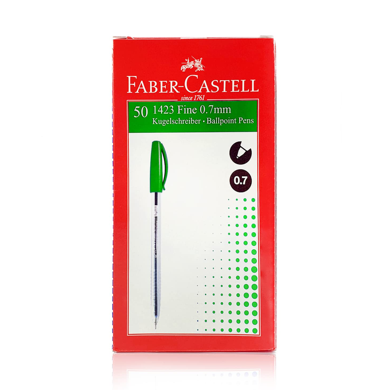 Faber-Castell Ball Pen 1423.GREEN 0.7MM