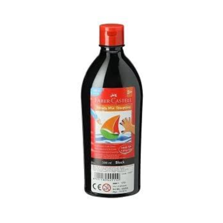 Faber-Castell Tempara Paint 500ML 11445011 Black