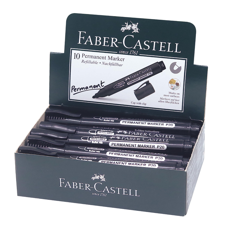 Faber-Castell Permanent Marker Black FCM254299