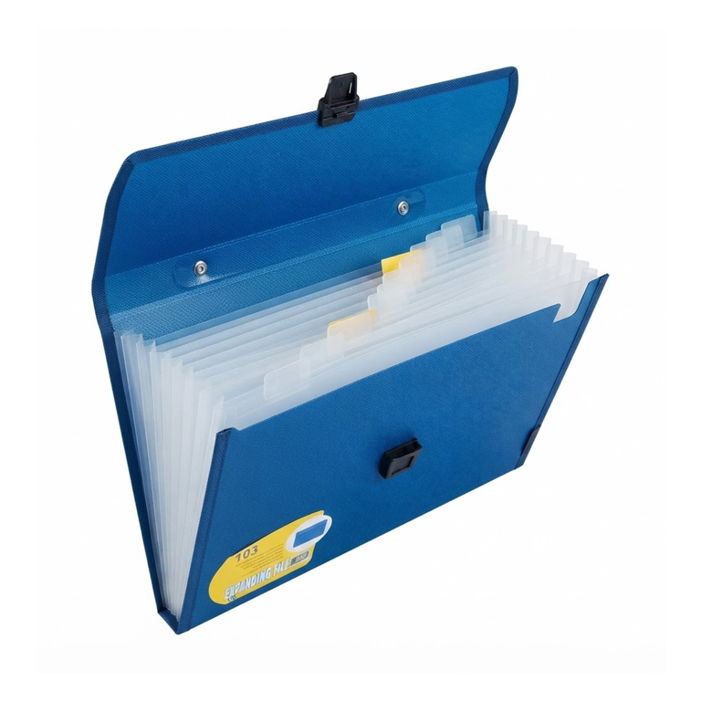 Foldermate Expanding File 13 Pocket A4 FE-103-ASS