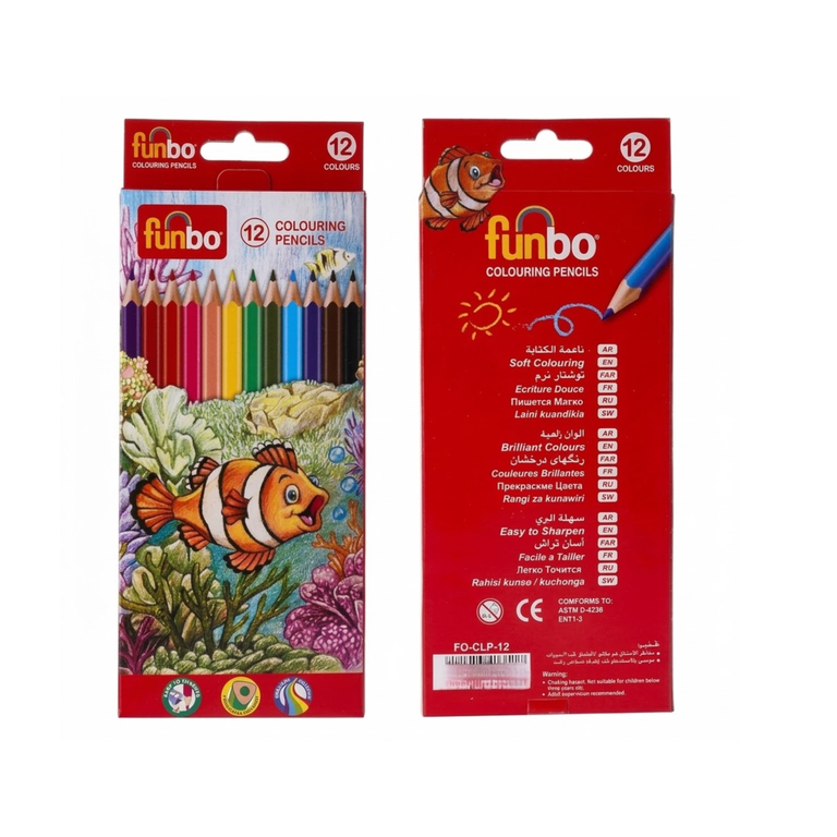 Funbo Color Pencil FO-CLP-12
