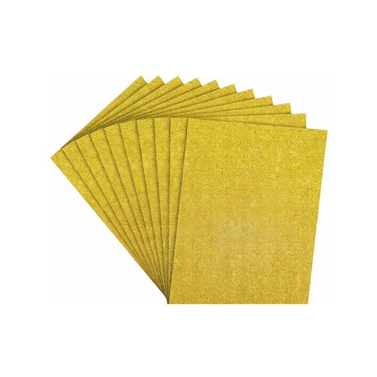 Eva Glitter Foam Sheet Gold 50X70