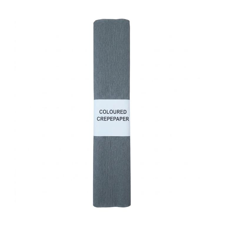 Crepe Paper Grey 1X10