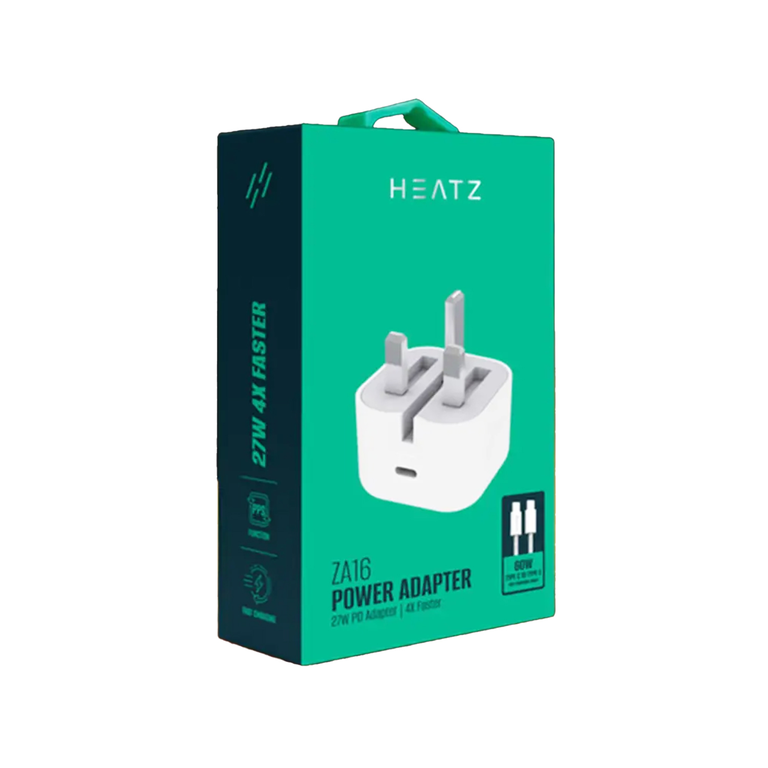 Heatz Charger 27W With C TO C Nylin Cable ZA16