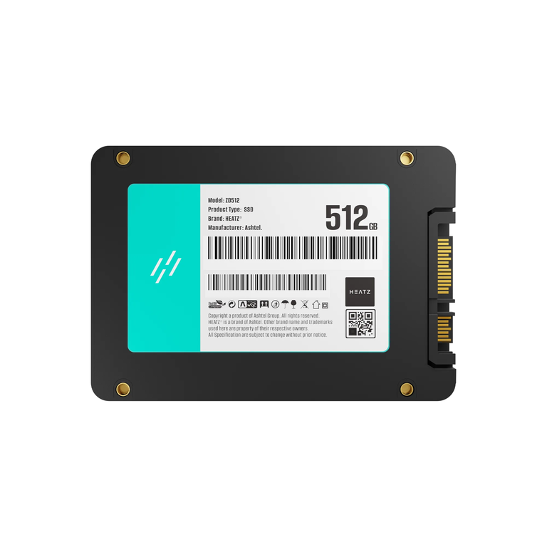 Heatz Internal Ssd 512GB