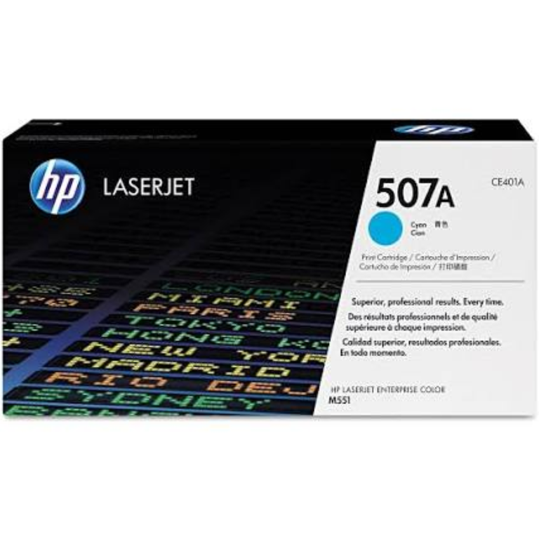 HP Toner 507A Cyan CE401A
