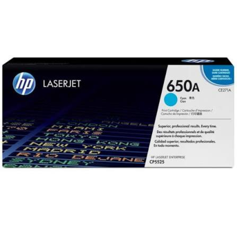 HP Toner 650A Cyan