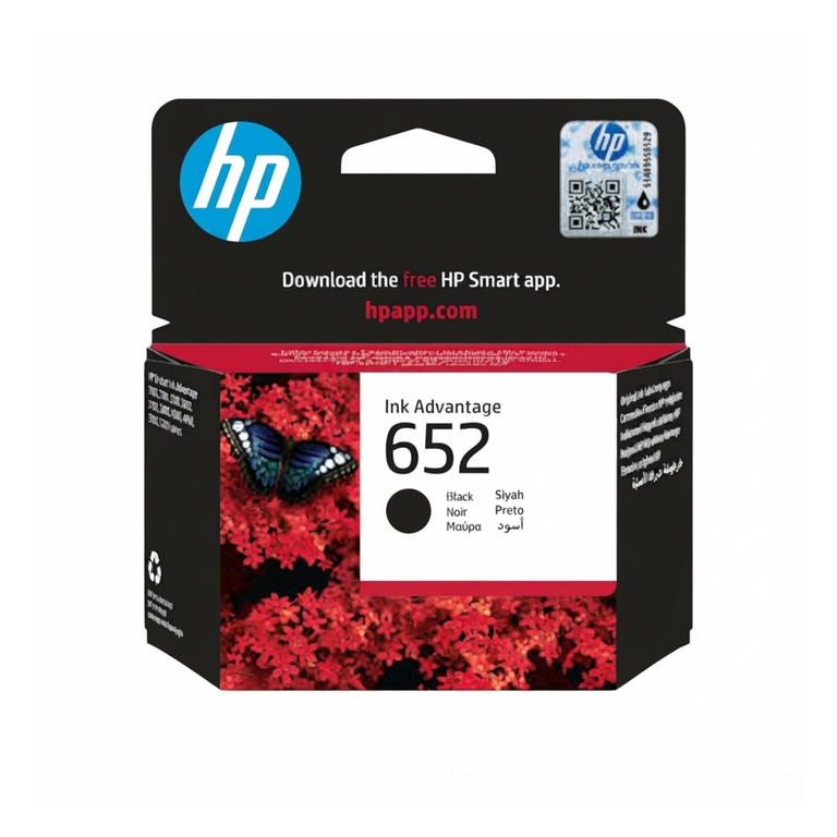 HP Cartridge 652 Black F6V25A