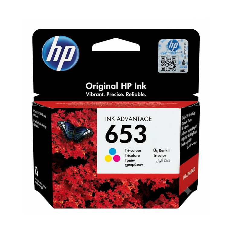 HP Ink Cartridge 653 Tri-Color 3YM74AE