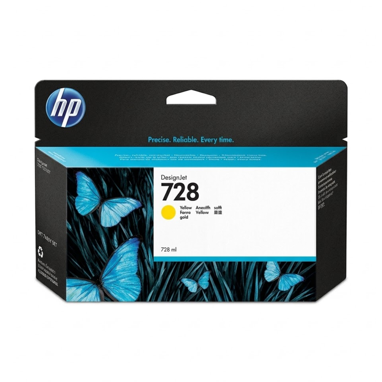 HP 728 Cartridge Yellow 130ML