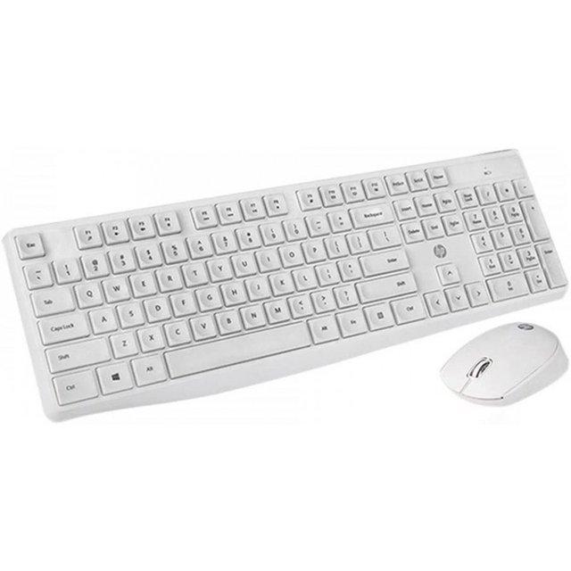 HP Wirless Key Board And Mose White CS10