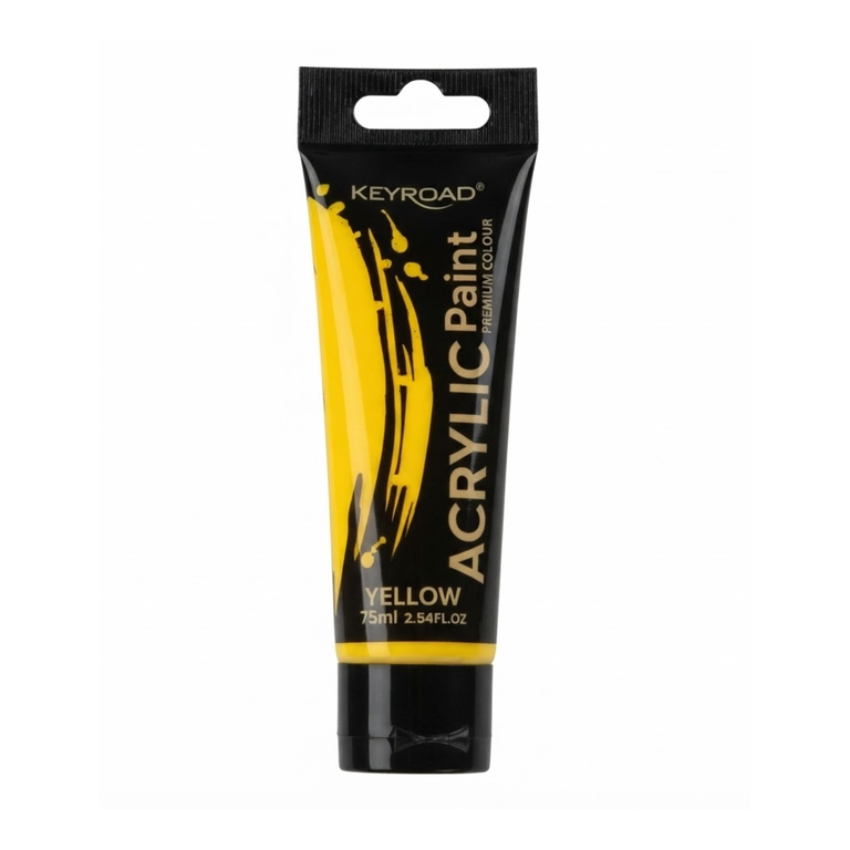 Key Acrylic Paint Yellow 75ML KR972205