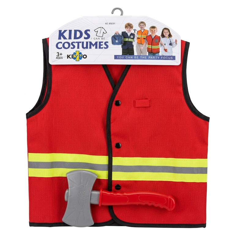 Kids Costume Fire Man Dress