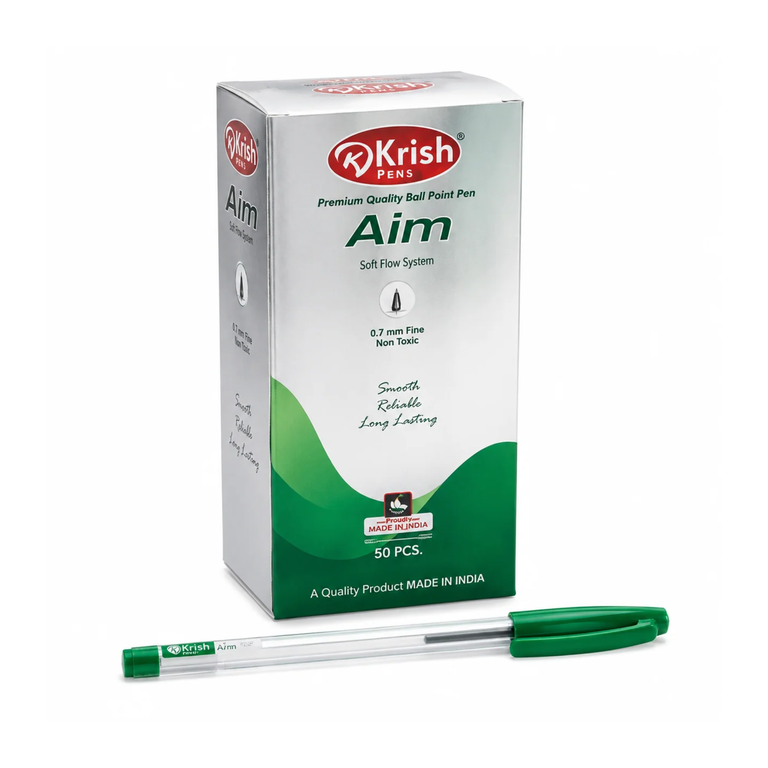 Krish Aim Ball Pen Green