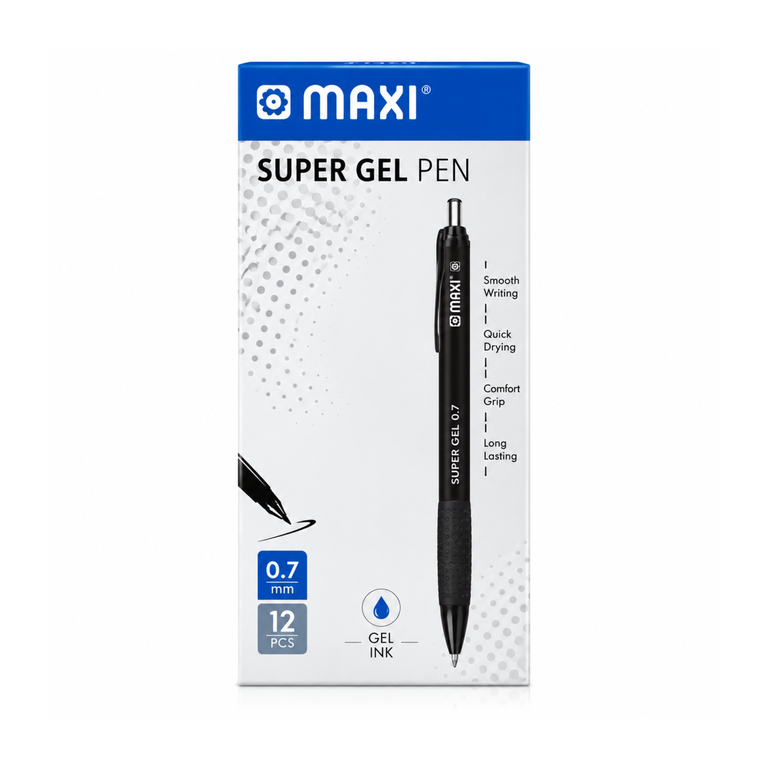 Maxi Ball Pen Super Gel MX-GP7-BL -Black