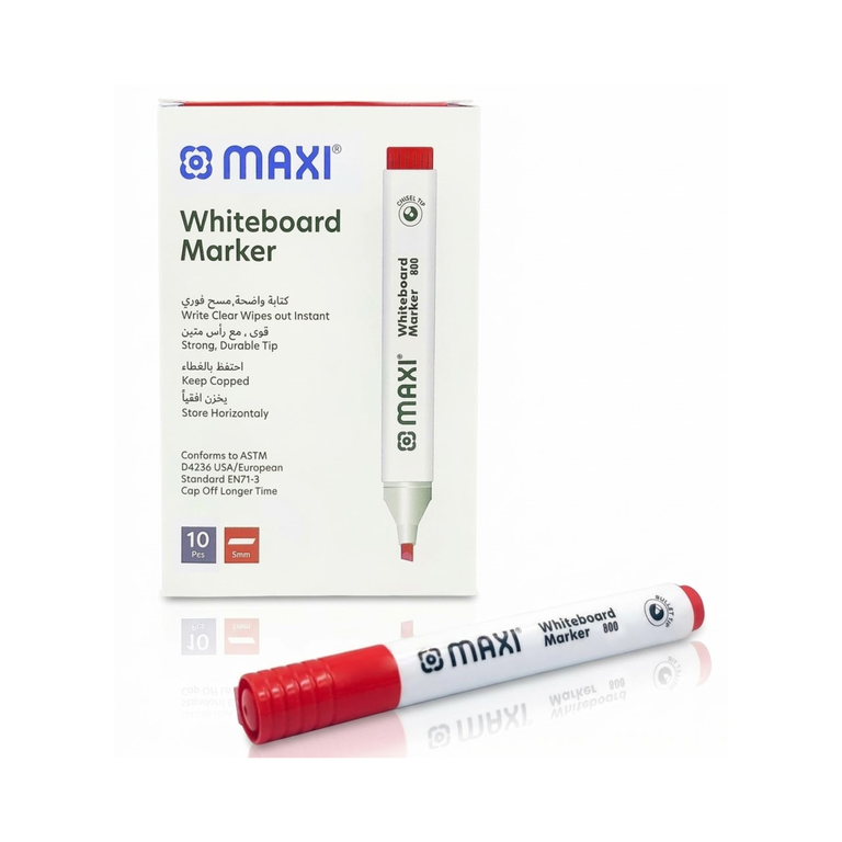 Maxi White Board Marker Red
