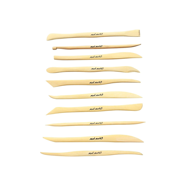 Mont Marte Modeling Clay Tools Boxwood 10PCS