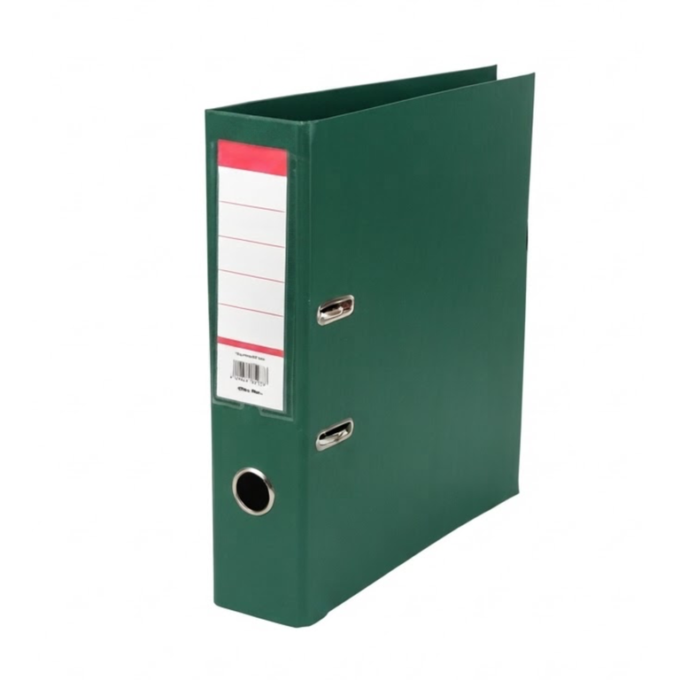 Office Box File Pvc 75MM Green