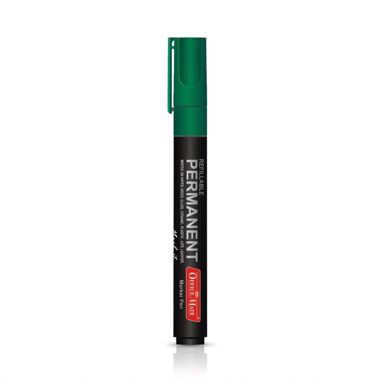 Officemate Permanent Marker Green ASTM-D4236