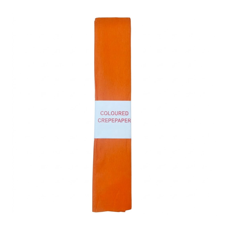 Crepe Paper Orange 1X10